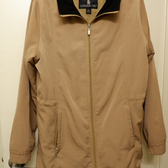 VINTAGE London Fog Tan Lightweight Jacket - Picture 2 of 6